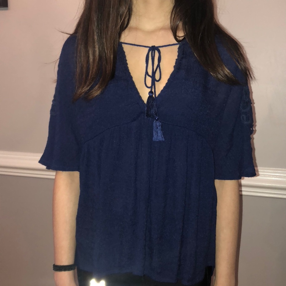 Blue Forever 21 Top